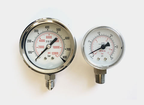 General pressure gauge G