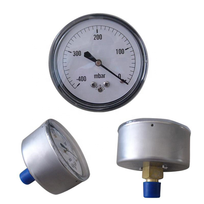 Range selection of pressure gauge